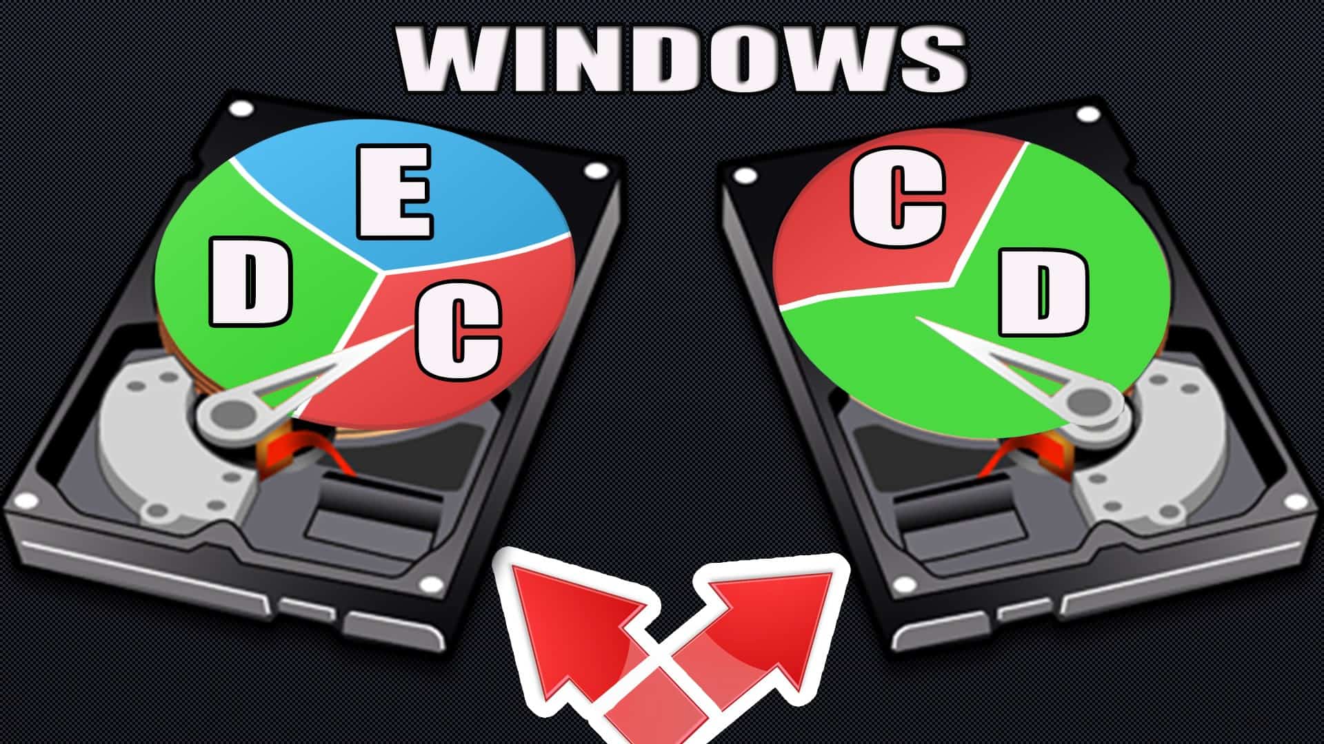 Как объединить разделы жёсткого диска в windows 10