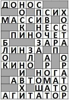 Сканворд аиф 4