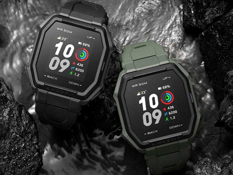Умные часы amazfit health watch (bip 2)(черный)